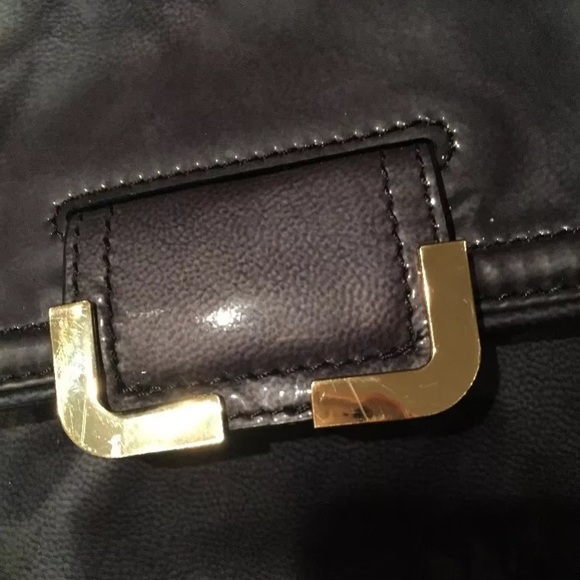 Kooba handbag pewter patten leather gold buckle - Picture 3 of 3